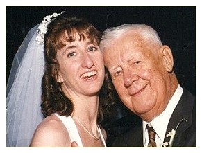 George Yankus with his granddaughter Debbie Shea Caldwell 